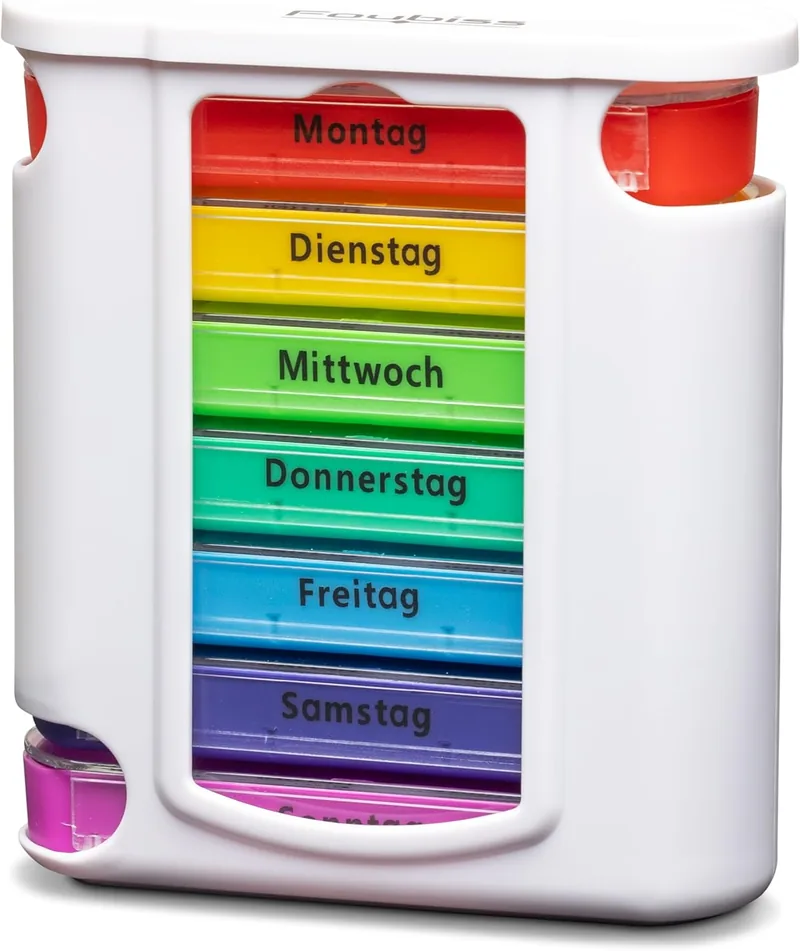 Tablettenbox 7 Tage morgens mittags abends