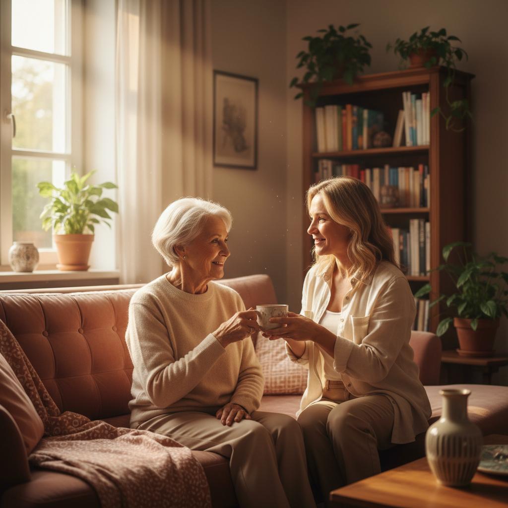 Was sind die besten altenpflegedienste? — warme Atmosphaere, pflegende Angehoerige zu Hause